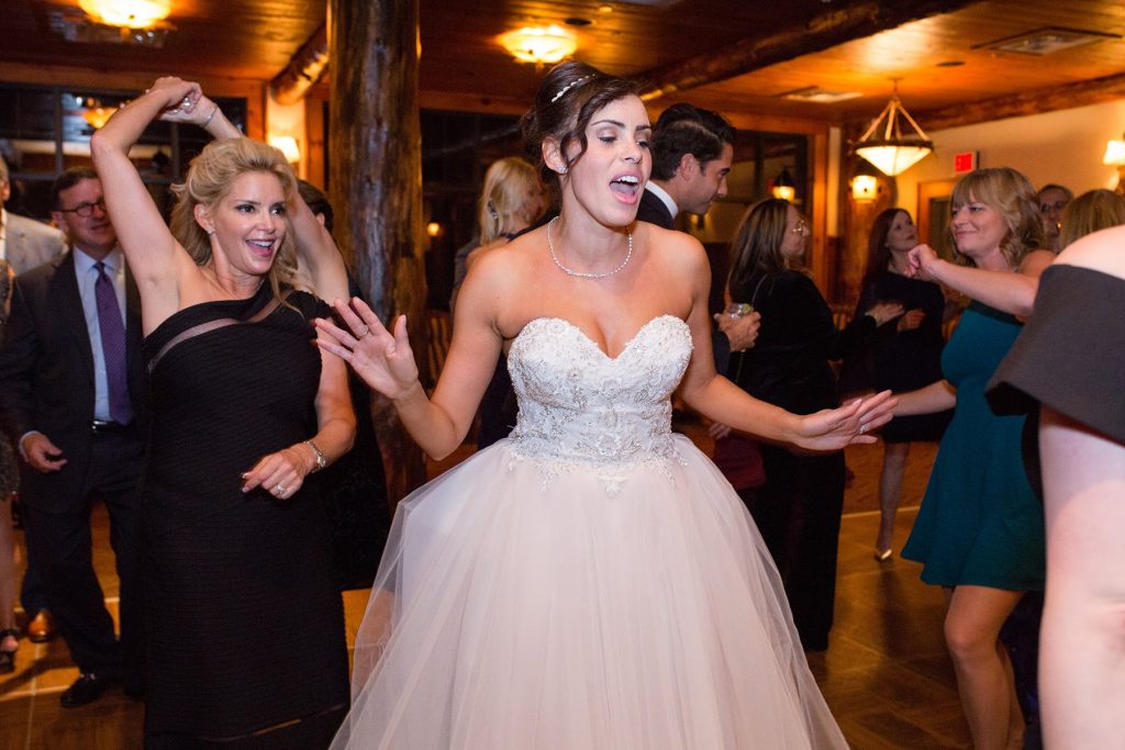 bride dances at her wedding