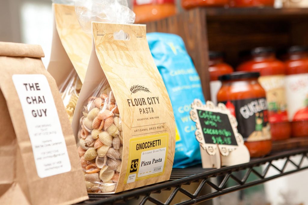 flour city pasta, Gugliemo's Homegrown and the chai guy and cacao Vita