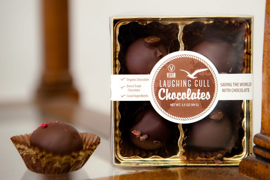 laughing gull chocolate shop in Rochester offers the perfect gift for Valentines Day or any holiday